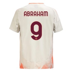 Camisola AS Roma Abraham 9 2º Equipamento 2024-25 Manga Curta